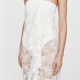 Christopher Esber - Floating Lace Strapless Gown