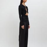 Christopher Esber - Orbit Ruched Long Sleeve Top