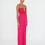 Christopher Esber - Arced Palm Strapless Dress