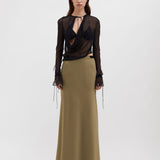 Christopher Esber - Mobius Long Sleeve Tie Top