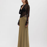 Christopher Esber - Mobius Long Sleeve Tie Top
