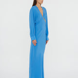 Christopher Esber - Crosscut Silk Long Sleeve Dress