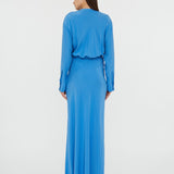 Christopher Esber - Crosscut Silk Long Sleeve Dress
