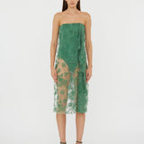 Christopher Esber - Floating Lace Strapless Dress
