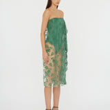 Christopher Esber - Floating Lace Strapless Dress