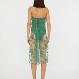 Christopher Esber - Floating Lace Strapless Dress