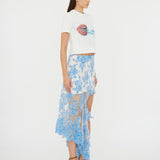 Christopher Esber - Floating Lace Asymmetric Skirt