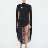 Christopher Esber - Torrent Draped Mini Dress