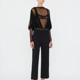 Christopher Esber - Ripple Tulle Circular Bodysuit