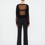 Christopher Esber - Ripple Tulle Circular Bodysuit