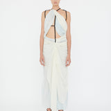 Christopher Esber - Latticed Lace Drape Torrent Dress