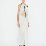 Christopher Esber - Latticed Lace Drape Torrent Dress
