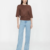 Christopher Esber - Shibari Jersey Ruche Tee