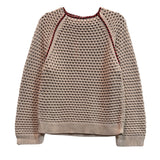 Ciao Lucia - Avra Cotton Crochet Pullover Bone