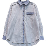 Ciao Lucia - Delan Stripe Cotton Poplin Top