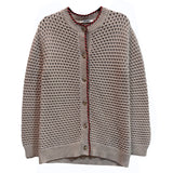 Ciao Lucia - Julisa Oversized Crochet Cardigan Bone
