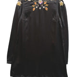 Ciao Lucia - Kadia Black Charmeuse Dress