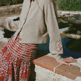 Ciao Lucia - Liane Oatmeal Alpaca Cardigan