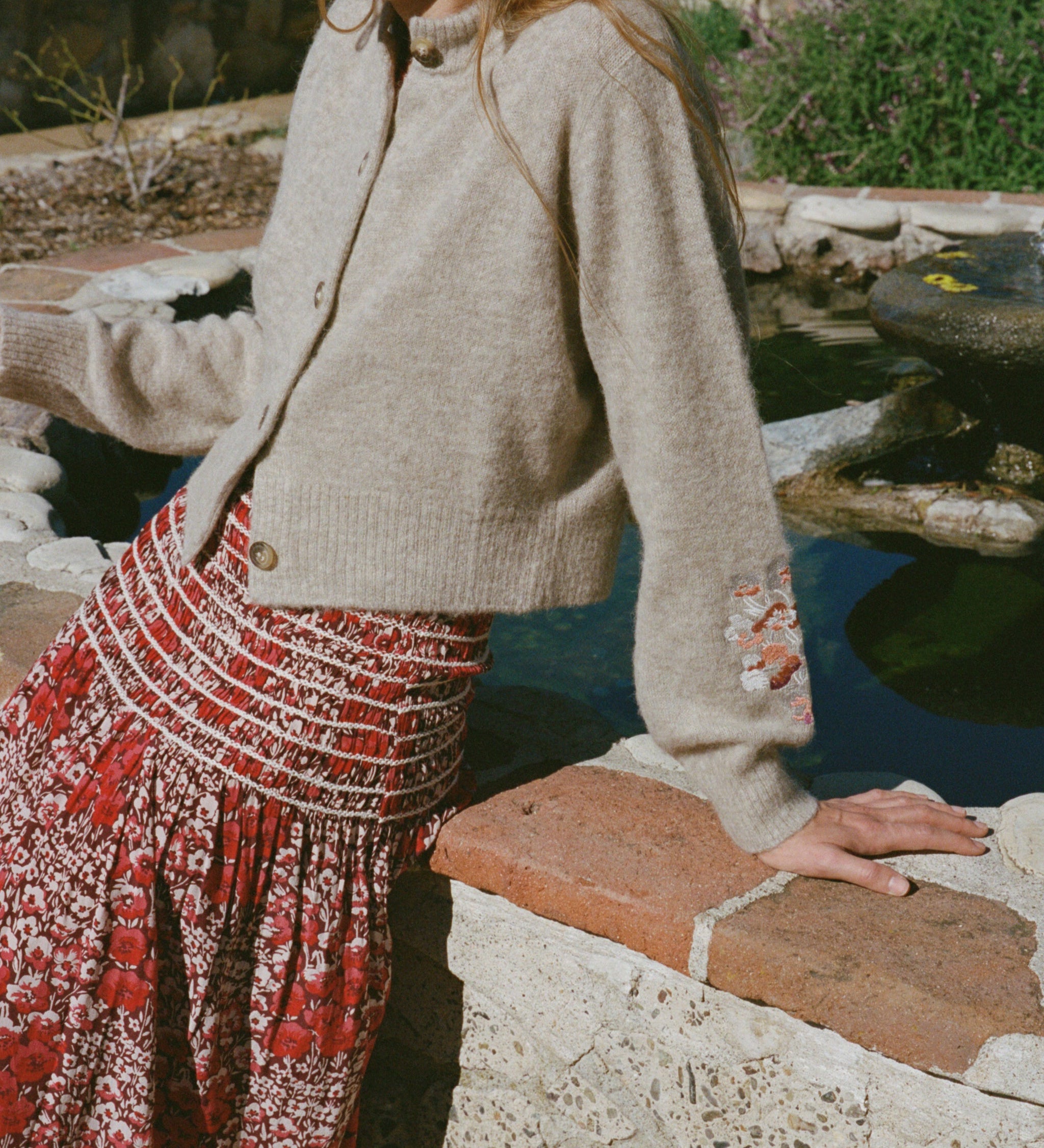 Ciao Lucia - Liane Oatmeal Alpaca Cardigan