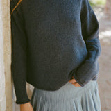 Ciao Lucia - Sadie Merino Wool Pullover Navy