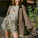 Ciao Lucia - Mariko Khaki Chino Short