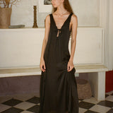 Ciao Lucia - Serena Black Cupro Dress