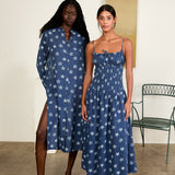 Ciao Lucia - Russo Starfish Print Cotton Voile Midi Dress