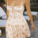 Ciao Lucia - Maia Bouquet Print Satin Dress