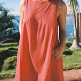 Ciao Lucia - Pavo Clay Cotton Dress