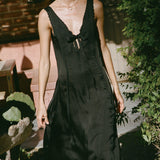 Ciao Lucia - Serena Black Cupro Dress