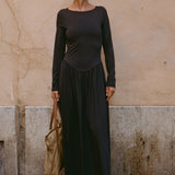 Ciao Lucia - Lisio Black Jersey Dress