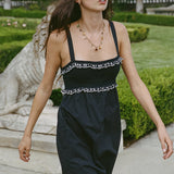 Ciao Lucia - Dalla Black Cotton Dress