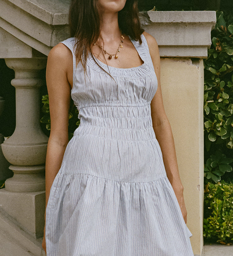 Ciao Lucia - Kala Stripe Cotton Dress
