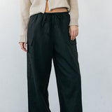 Ciao Lucia - Marceau Black Linen Pant