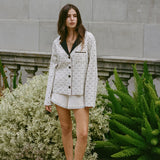 Ciao Lucia - Talia Embroidered Cotton Twill Jacket