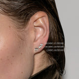 Dorsey - CLASSIC MARTINI STUD EARRINGS