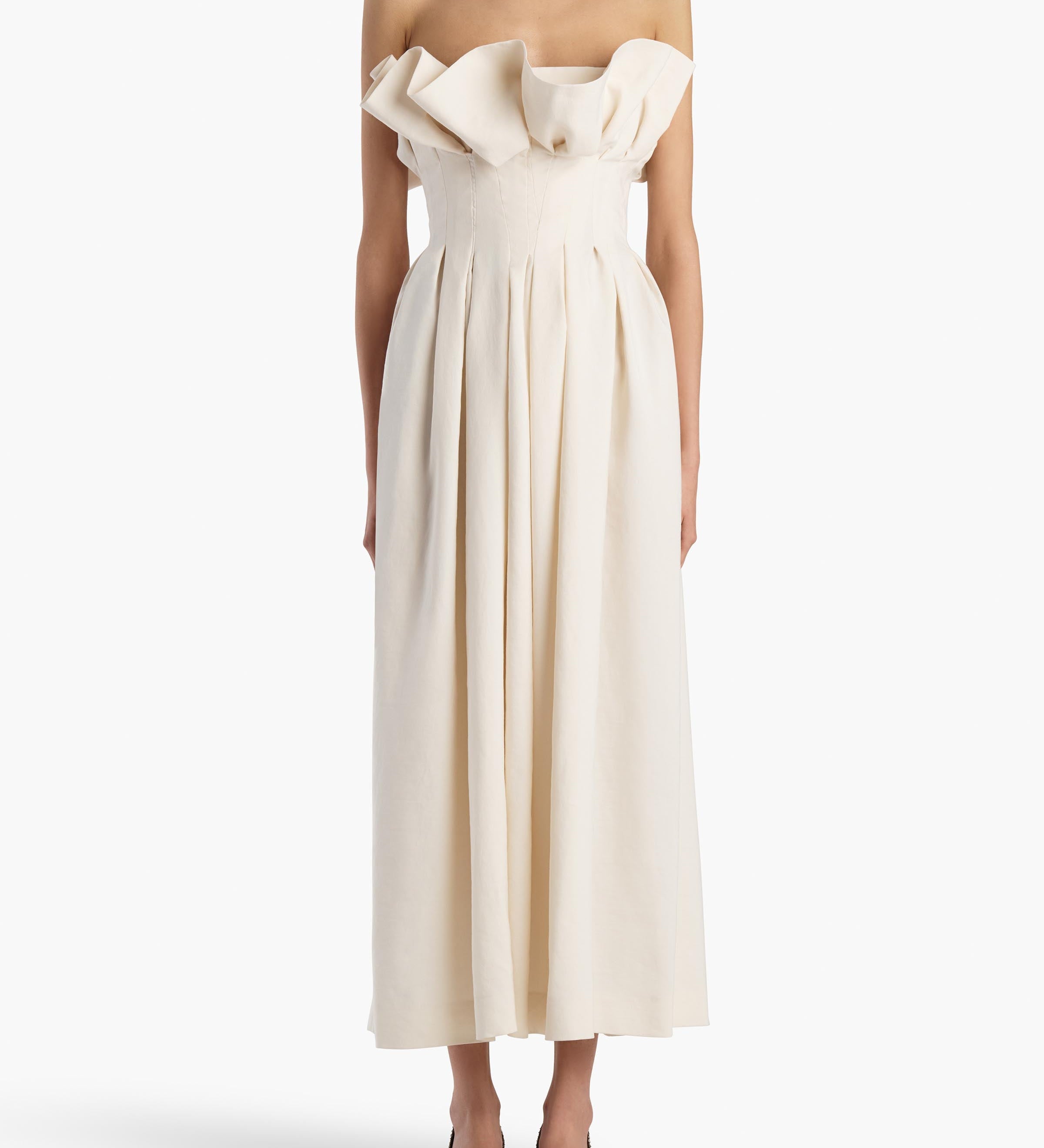 Khaite - Claude Dress in Cream