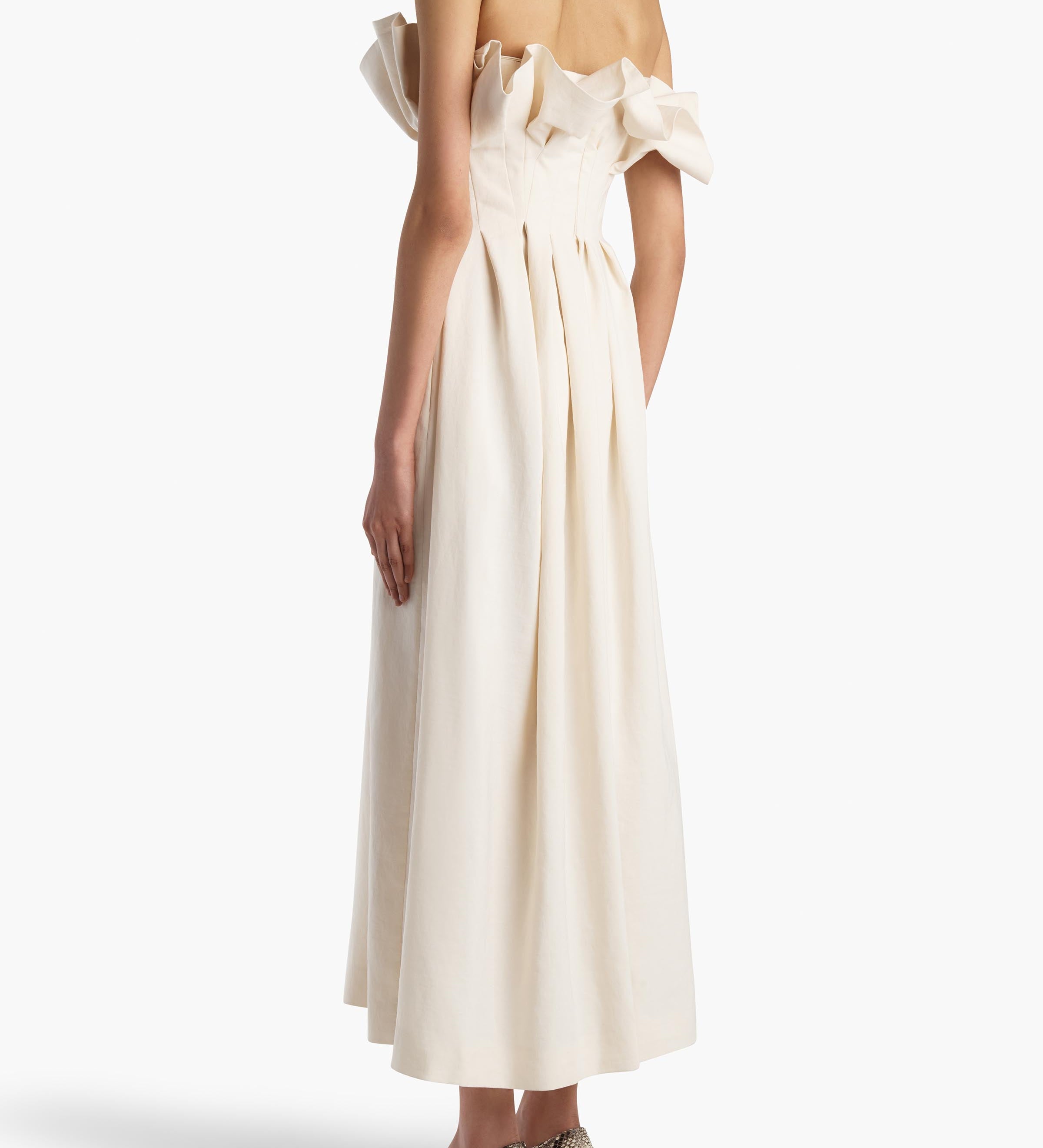 Khaite - Claude Dress in Cream
