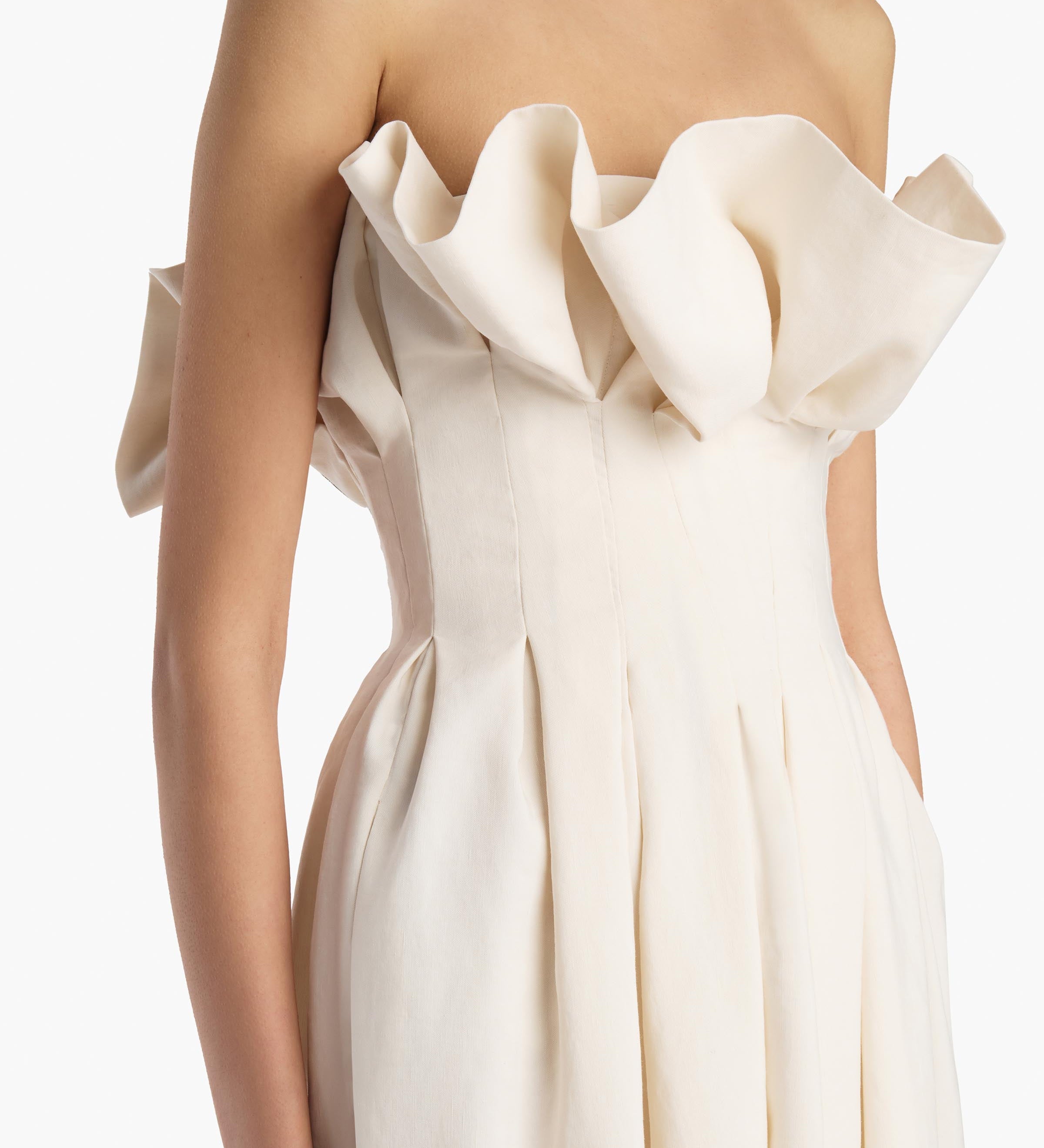Khaite - Claude Dress in Cream