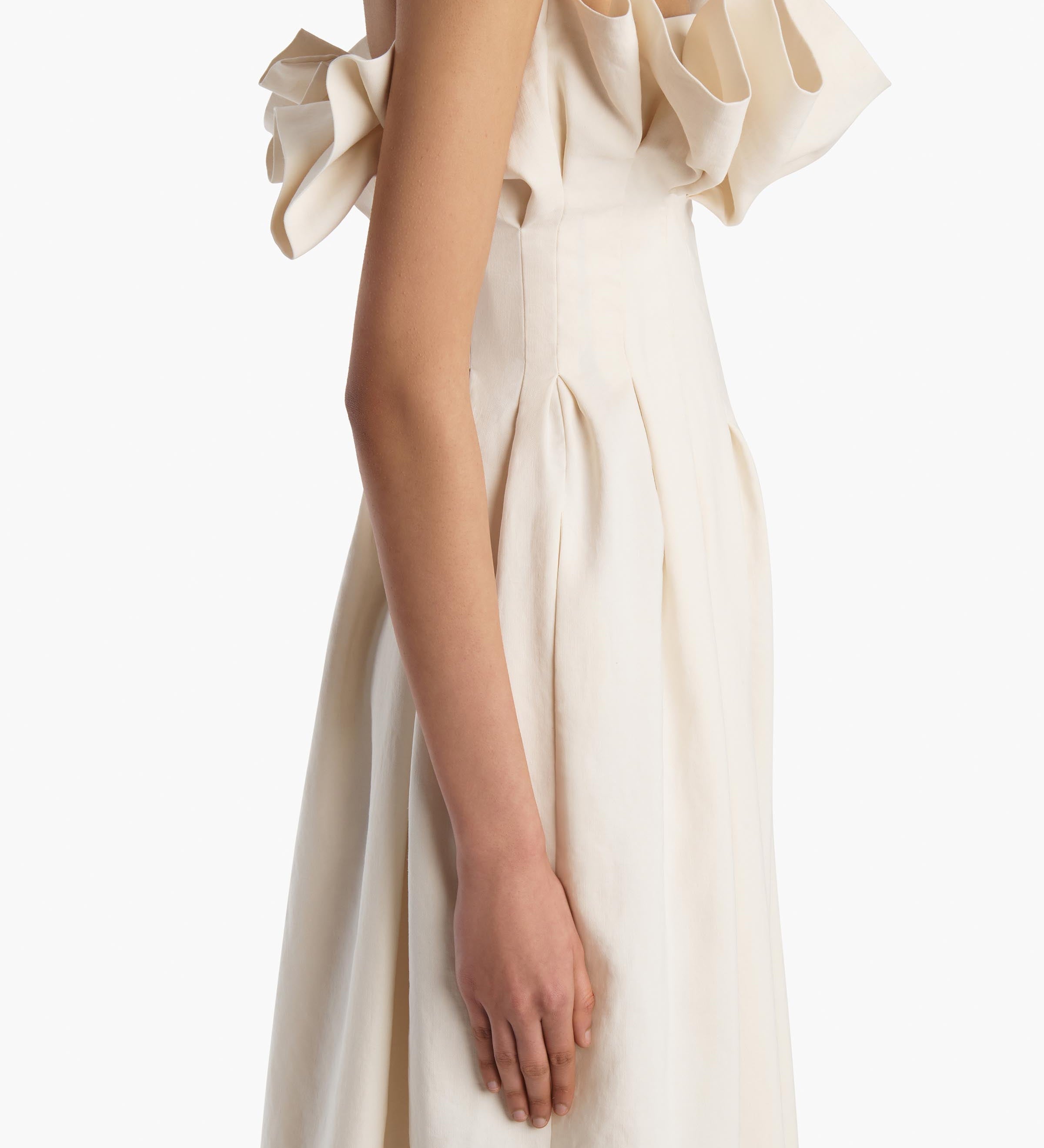 Khaite - Claude Dress in Cream