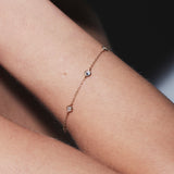 Dorsey - CLEMENCE BRACELET IN MOISSANITE, STERLING SILVER