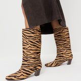 Loeffler Randall - Cleo Zebra Mid - Calf Boot