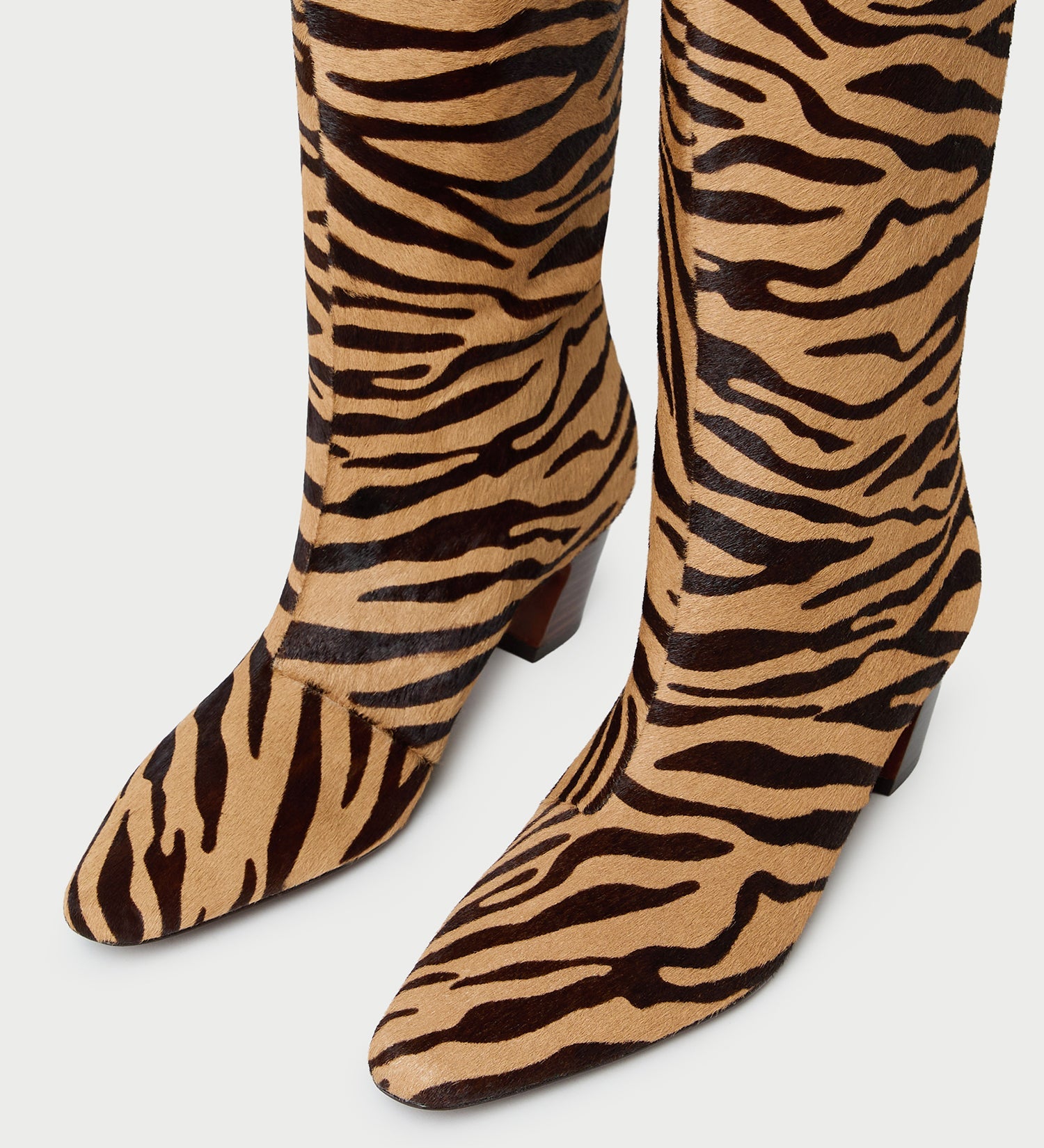 Loeffler Randall - Cleo Zebra Mid - Calf Boot