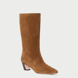 Loeffler Randall - Cleo Cacao Suede Mid-Calf Boot