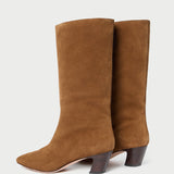 Loeffler Randall - Cleo Cacao Suede Mid-Calf Boot