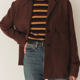 DÔEN - CLIFTON JACKET -- RUST UMBER