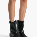 Khaite - Clive Ankle Boot in Black Leather