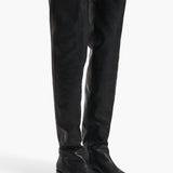 Khaite - Clive Over - the - Knee Flat Boot in Black Leather
