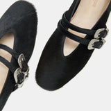 Le Monde Beryl - Claudia Slipper / Black Calf Hair