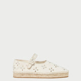 Loeffler Randall - Clover Natural Embroidered Espadrille